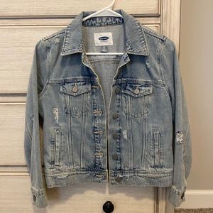 Distressed Denim Jacket